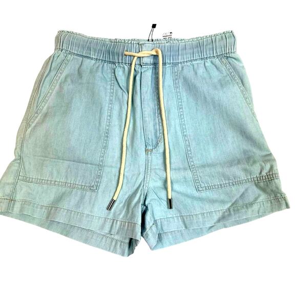Joes Jeans The Ellie Short Blue Drawstring Waist Front Back Pockets size XS - Picture 5 of 14